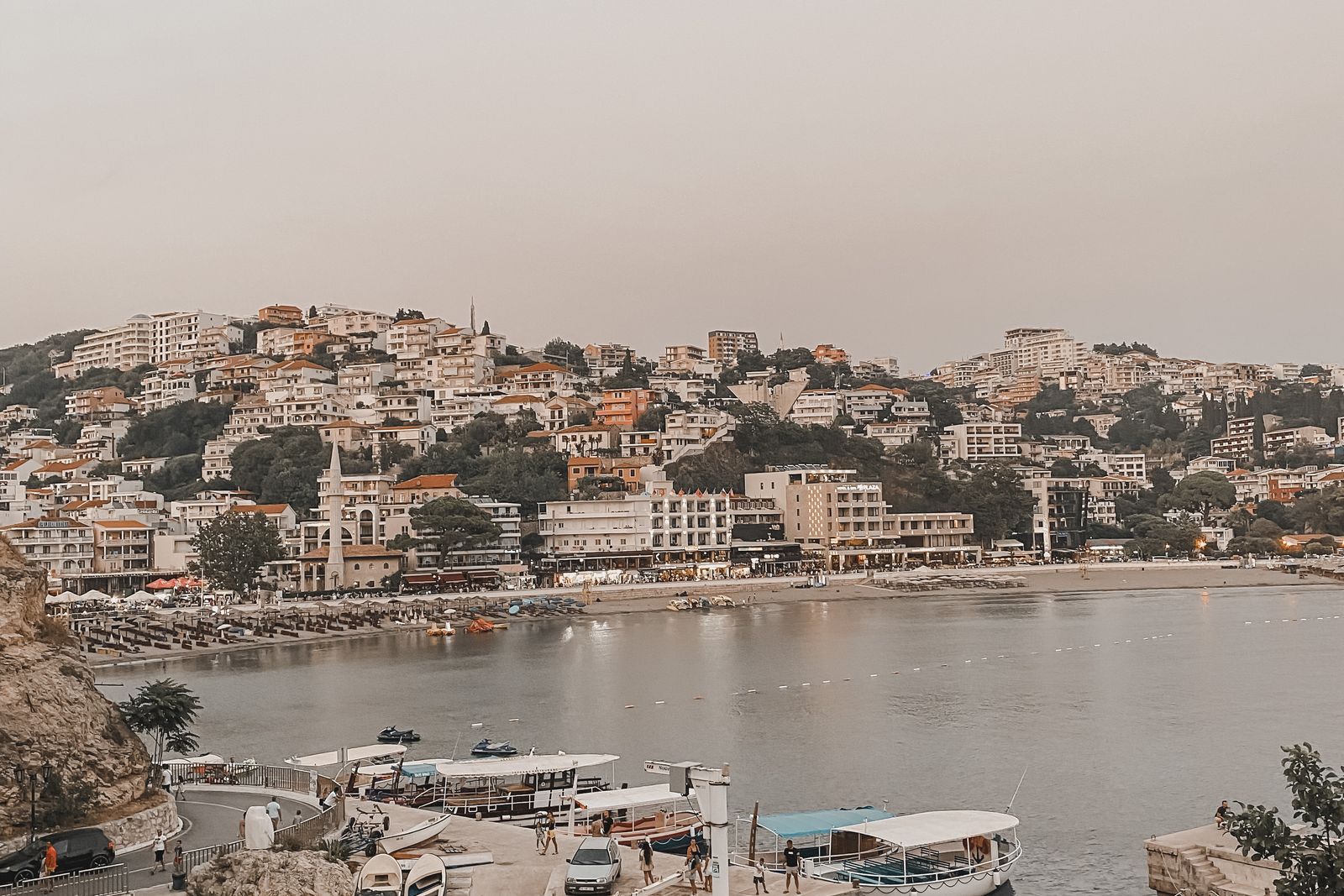 Ulcinj rental pickup scene